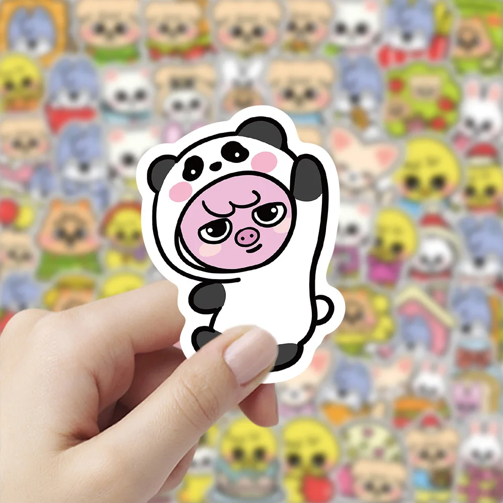100Pcs/Set SKZOO Cute Cartoon Rabbit Little Bear Little Wolf Duckling Kitten Migo Animal Collection Graffiti Decorative Stickers
100Pcs/Set SKZOO Cute Cartoon Rabbit Little Bear Little Wolf Duckling Kitten Migo Animal Collection Graffiti Decorative Stickers