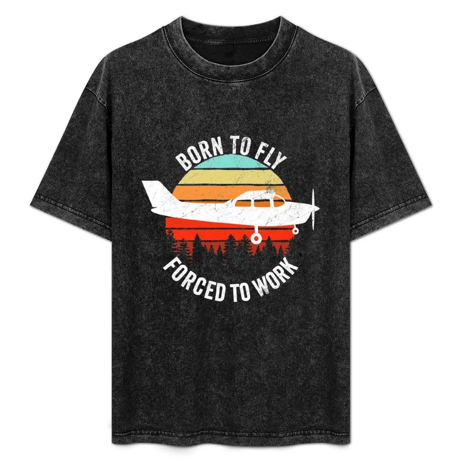 Pilot Airplane lover gift born to fly forced to work funny T-Shirt Work Utility Casual Tee Shirt
Pilot Airplane lover gift born to fly forced to work funny T-Shirt Work Utility Casual Tee Shirt