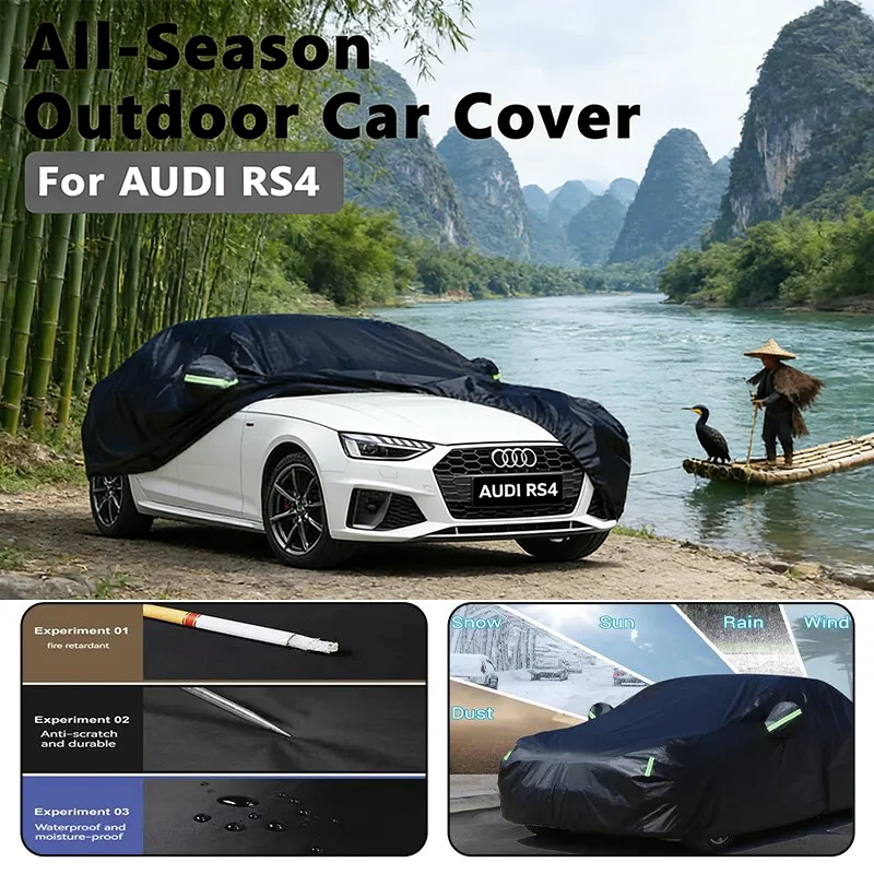 Всесезонный автомобильный чехол для AUDI RS4 — полная защита на открытом воздухе, водонепроницаемый, пылезащитный, термостойкий
Всесезонный автомобильный чехол для AUDI RS4 — полная защита на открытом воздухе, водонепроницаемый, пылезащитный, термостойкий