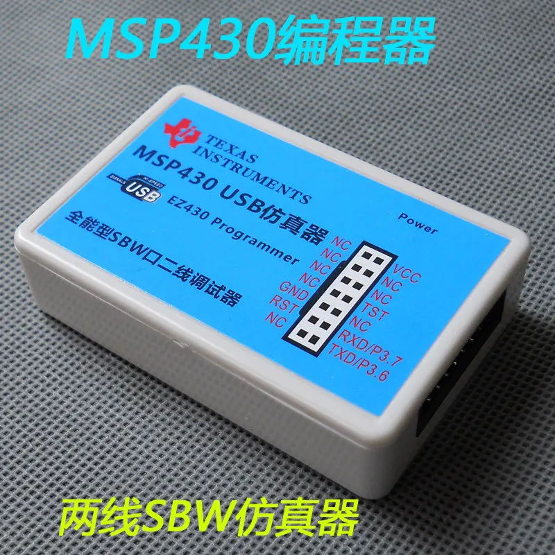 MSP430 Emulator MSP-FET430UIF Download Burner Microcontroller Ez430 Programmer SBW Port USB
MSP430 Emulator MSP-FET430UIF Download Burner Microcontroller Ez430 Programmer SBW Port USB