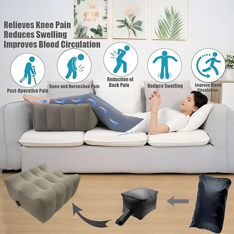 Portable Inflatable Leg Pillow Wedge Footstool Ergonomic Air Cushion Travel Car Home Office Sleeping Reading Playing Games
Portable Inflatable Leg Pillow Wedge Footstool Ergonomic Air Cushion Travel Car Home Office Sleeping Reading Playing Games