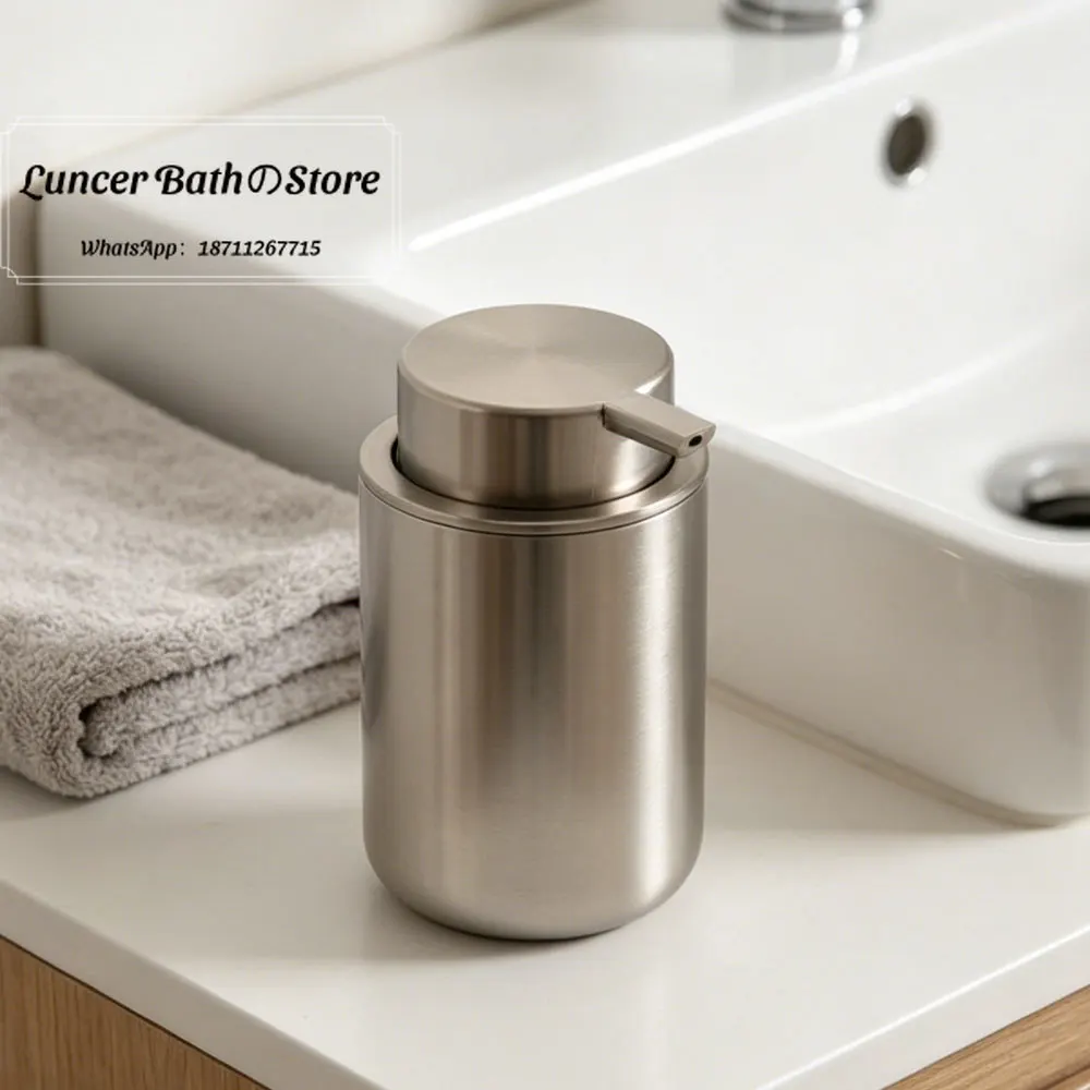 304 stainless steel hand sanitizer bottle bathroom press shower gel bottle dispenser shampoo soap dispenser
304 stainless steel hand sanitizer bottle bathroom press shower gel bottle dispenser shampoo soap dispenser