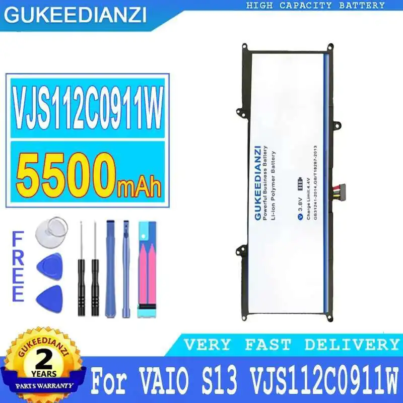 Laptop Battery 5500Mah For Sony Vaio S13 VJS112C0911W VJS132C0711B VJS131C0211S VJS112C0111B VJ8BPS52
Laptop Battery 5500Mah For Sony Vaio S13 VJS112C0911W VJS132C0711B VJS131C0211S VJS112C0111B VJ8BPS52