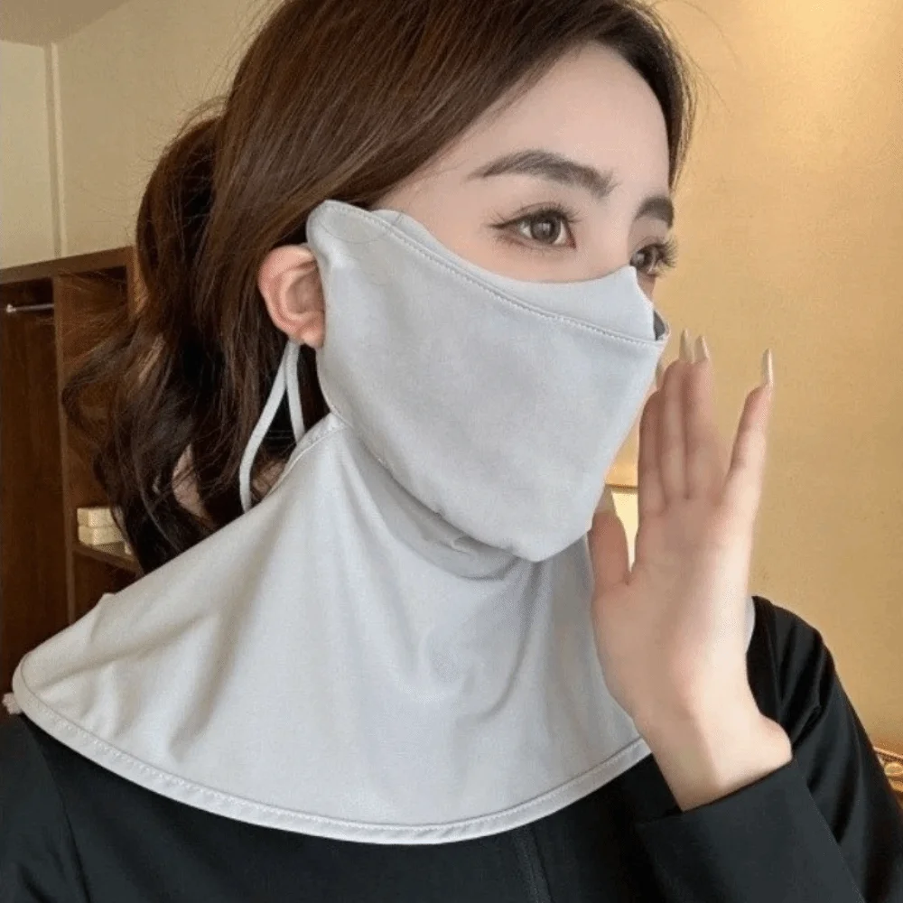 Breathable Ice Silk Face Mask Integrated Shawl Lightweight Design UV Protection Face Bkini with Drinking Compartment Face Cover
Breathable Ice Silk Face Mask Integrated Shawl Lightweight Design UV Protection Face Bkini with Drinking Compartment Face Cover