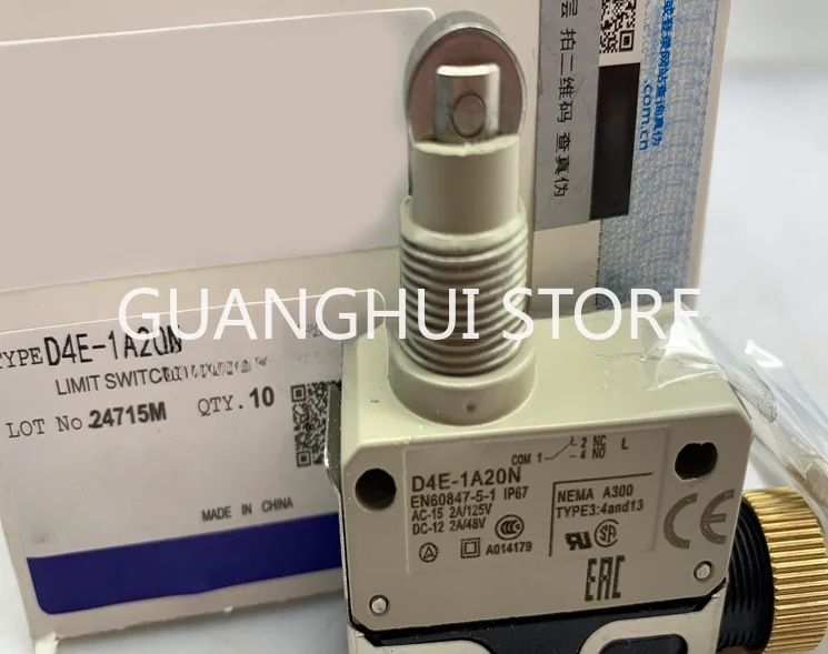 D4E-1A00N D4E-1B00N D4E-1C00N Brand New Sealed Travel Switch Spot Stock Fast Delivery
D4E-1A00N D4E-1B00N D4E-1C00N Brand New Sealed Travel Switch Spot Stock Fast Delivery