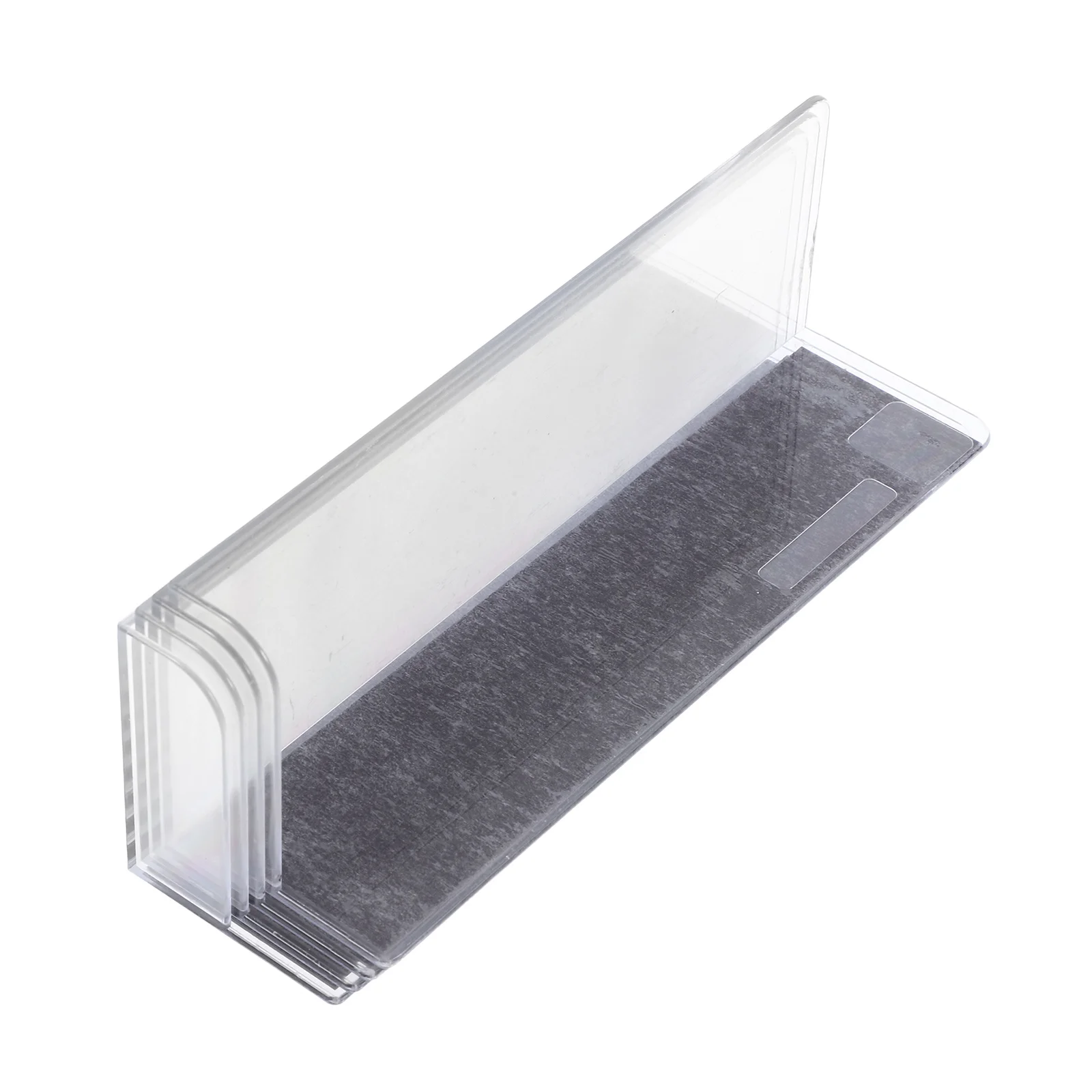 4pcs Clear Shelf Dividers Transparent Plastic Retail Organizer for Supermarket and Convenience Store L-Shaped Product Management
4pcs Clear Shelf Dividers Transparent Plastic Retail Organizer for Supermarket and Convenience Store L-Shaped Product Management