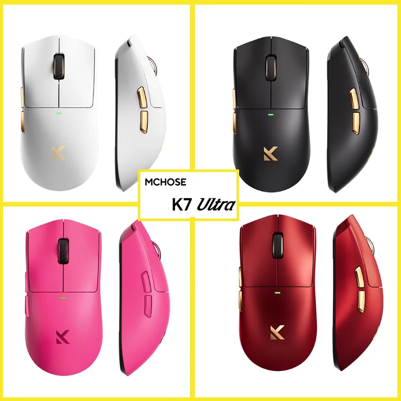 Mchose K7 Ultra 3mode Lightweight Mouse Gaming 8k Magnetic 2.4g 42000dpi Wireless Charging Paw3950 Bluetooth Gift For Windows
Mchose K7 Ultra 3mode Lightweight Mouse Gaming 8k Magnetic 2.4g 42000dpi Wireless Charging Paw3950 Bluetooth Gift For Windows