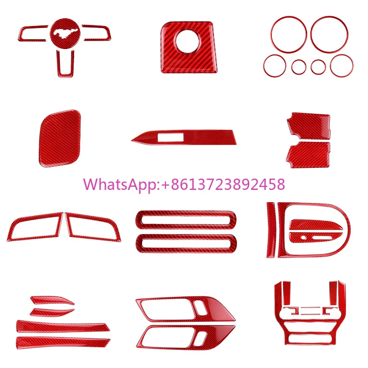 Car Decorations Soft Carbon Fiber Interior Sticker for Mustang 2015+ Full Kit Accessories
Car Decorations Soft Carbon Fiber Interior Sticker for Mustang 2015+ Full Kit Accessories