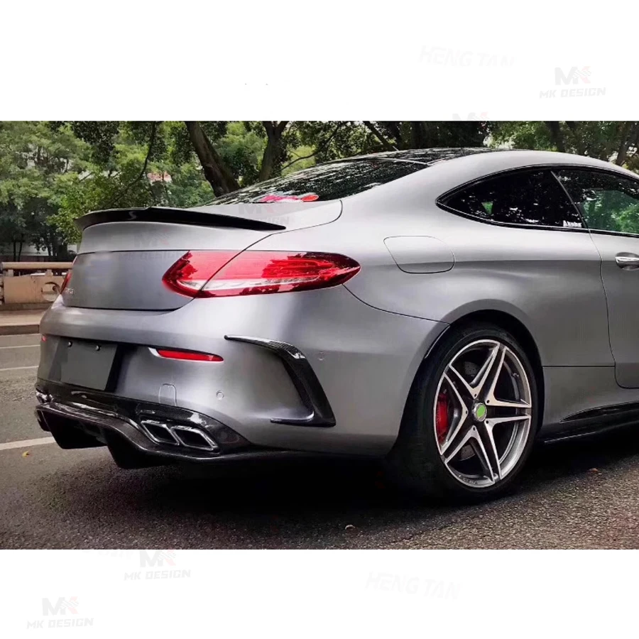 Carbon Fiber Rear Bumper Splitters Side Fins for 15-17 Benz C-Class W205 C63 AMG Coupe 2 Doors Rear Bumper Canard Trims
Carbon Fiber Rear Bumper Splitters Side Fins for 15-17 Benz C-Class W205 C63 AMG Coupe 2 Doors Rear Bumper Canard Trims