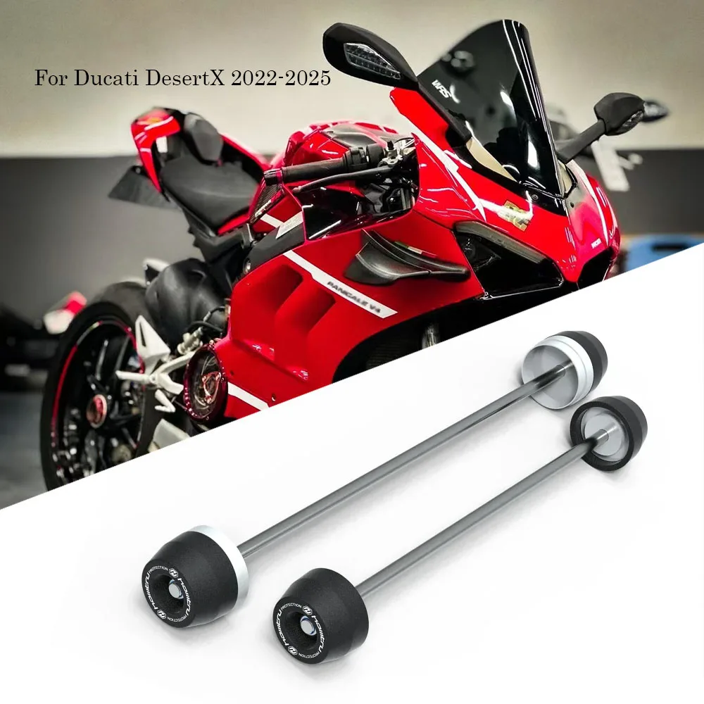 For Motorcycle Wheel Protector For Ducati DesertX 2022-2024 2025 Rear Front Axle Fork Crash Slider
For Motorcycle Wheel Protector For Ducati DesertX 2022-2024 2025 Rear Front Axle Fork Crash Slider