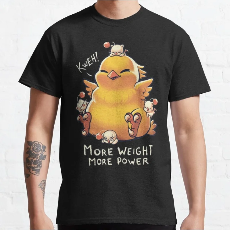 Chocobo Kweh Final Fantasy Gift t shirt for RPG gamer 100% cotton printed tee Men's Short Sleeve Graphic Clothes All size tops
Chocobo Kweh Final Fantasy Gift t shirt for RPG gamer 100% cotton printed tee Men's Short Sleeve Graphic Clothes All size tops