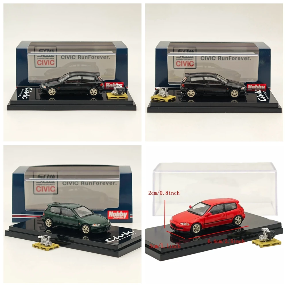 1/64 Hobby Japan for CIVIC (EG6) Sir-S With Engine Display Model HJ641017S Diecast Models Cars Collection Car Miniature Auto Toy
1/64 Hobby Japan for CIVIC (EG6) Sir-S With Engine Display Model HJ641017S Diecast Models Cars Collection Car Miniature Auto Toy