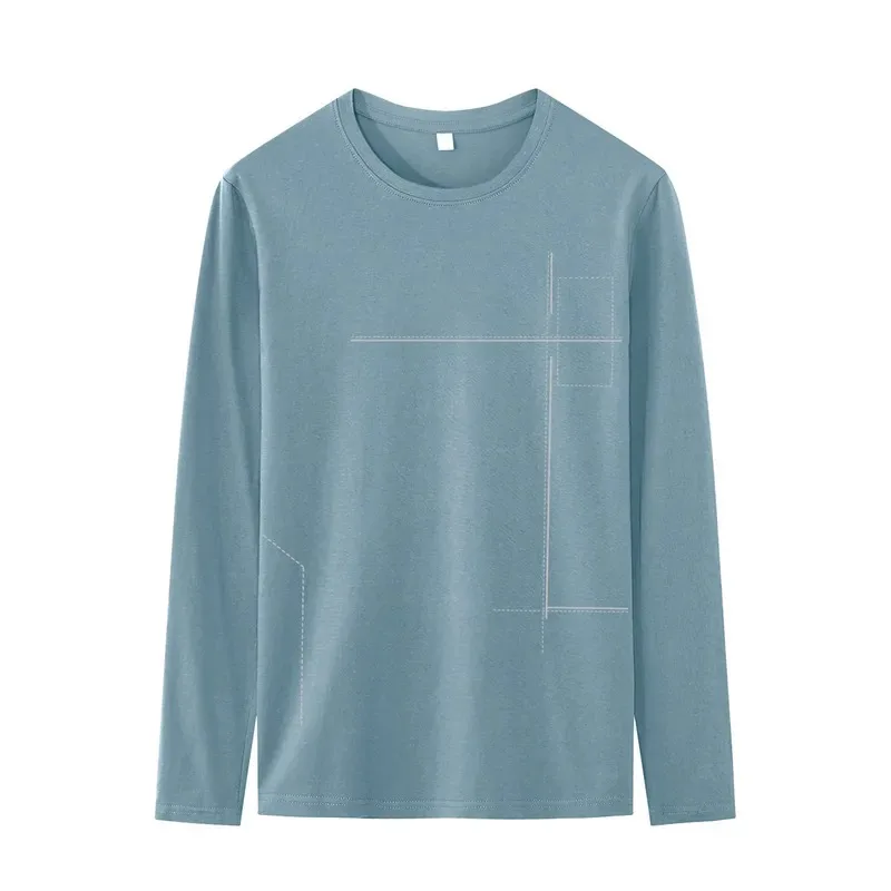 Autumn Fashion Simple Daily Casual Round Neck Versatile Men's Long-sleeved T-shirt
Autumn Fashion Simple Daily Casual Round Neck Versatile Men's Long-sleeved T-shirt