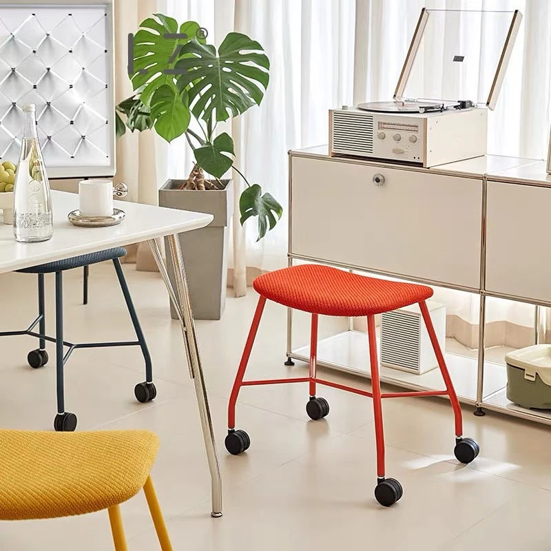 Office movable roller stools creative dressing stools coffee shops restaurants leisure soft gaming ergonomic work wheels chair
Office movable roller stools creative dressing stools coffee shops restaurants leisure soft gaming ergonomic work wheels chair