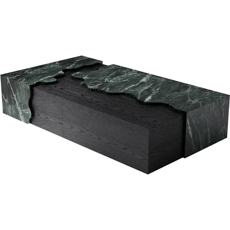 Natural marble coffee table Italian minimalist high-end living room home
Natural marble coffee table Italian minimalist high-end living room home