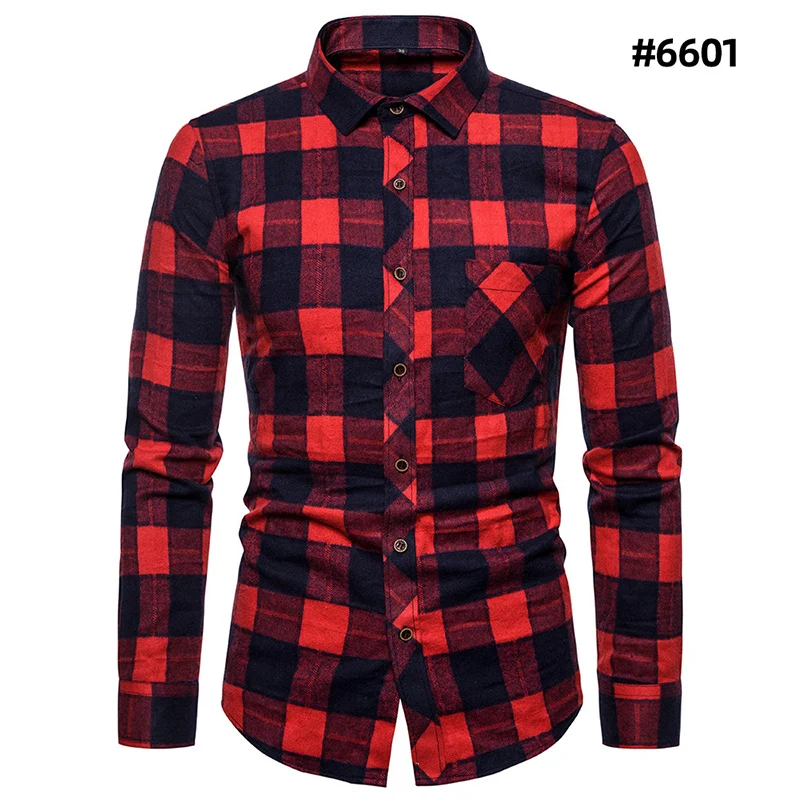 Casual Cotton Plaid Shirts Men Spring Fashion Men's Long Sleeve Classic Checkered Shirts Autumn Chemise Homme Men Dress Shirts
Casual Cotton Plaid Shirts Men Spring Fashion Men's Long Sleeve Classic Checkered Shirts Autumn Chemise Homme Men Dress Shirts