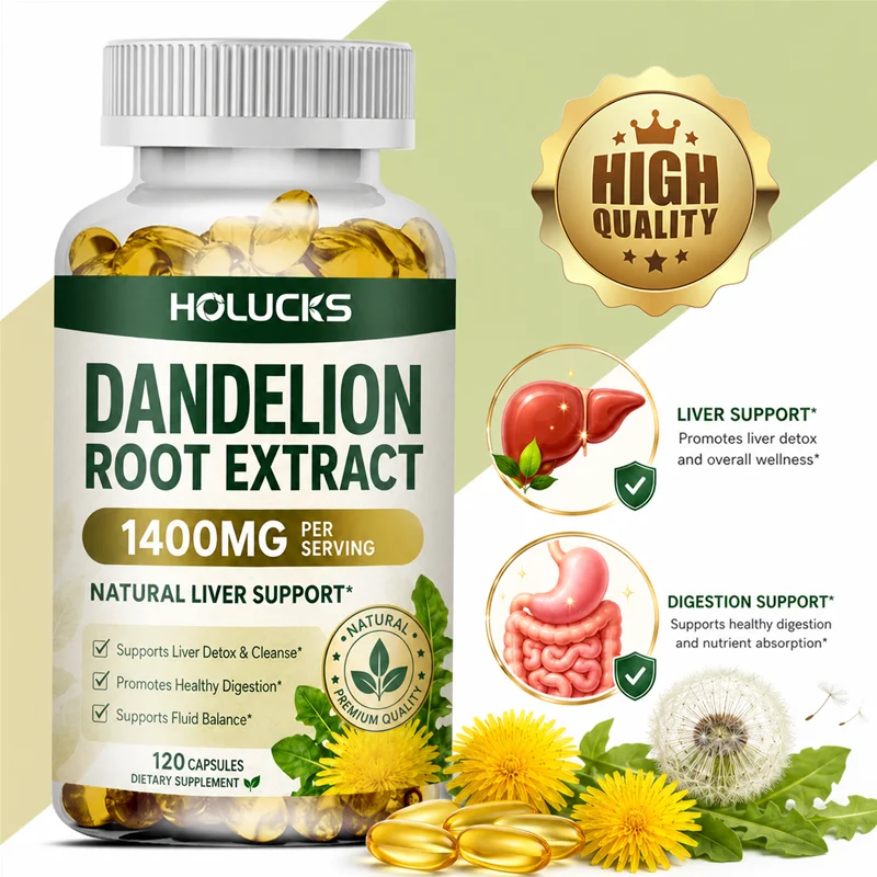 Organic Dandelion Root Extract Capsules, Liver & Kidney Cleanse Detox Support, Aid Digestion, for Urinary Tract Health
Organic Dandelion Root Extract Capsules, Liver & Kidney Cleanse Detox Support, Aid Digestion, for Urinary Tract Health