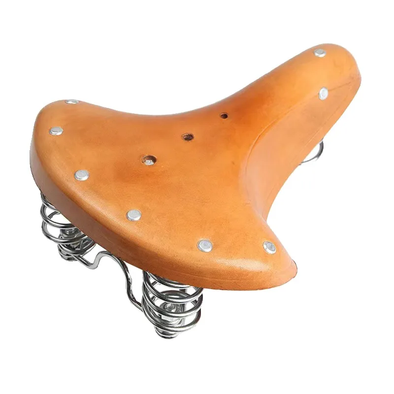 Royi Store Bicycle Cushion, Pure Cowhide Saddle, Three-spring Vintage Saddle, Mountain Bike Saddle, Commuter Saddle
Royi Store Bicycle Cushion, Pure Cowhide Saddle, Three-spring Vintage Saddle, Mountain Bike Saddle, Commuter Saddle