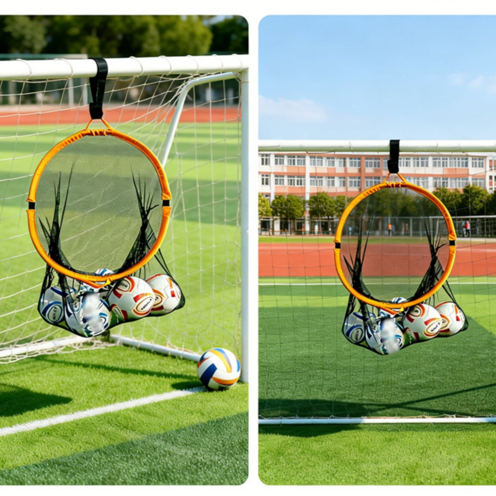 Soccer Goal Target Net Portable Soccer Goal Net with Target Easy to Attach Sturdy for Striking Practice, Backyard
Soccer Goal Target Net Portable Soccer Goal Net with Target Easy to Attach Sturdy for Striking Practice, Backyard