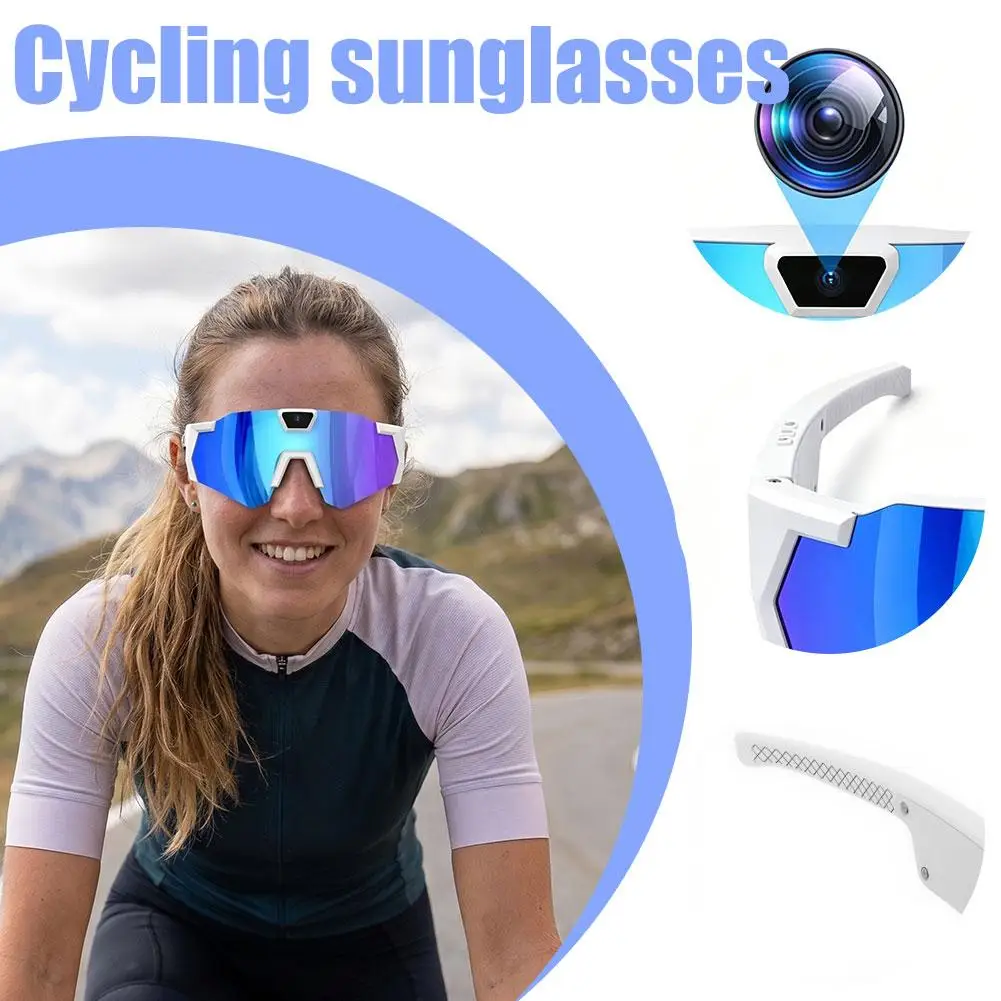 4K POV Smart Camera Glasses HD Video Recording Sports Sunglasses Waterproof Windproof for Cycling Skiing Outdoor Activities
4K POV Smart Camera Glasses HD Video Recording Sports Sunglasses Waterproof Windproof for Cycling Skiing Outdoor Activities