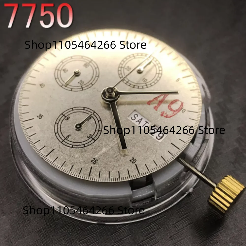 China Clone ETA 7750 Mechanical Movement High Quality Chronograph 6/9/12 Subdial 3H Date/Day Automatic Mechanism Polished Rotors
China Clone ETA 7750 Mechanical Movement High Quality Chronograph 6/9/12 Subdial 3H Date/Day Automatic Mechanism Polished Rotors
