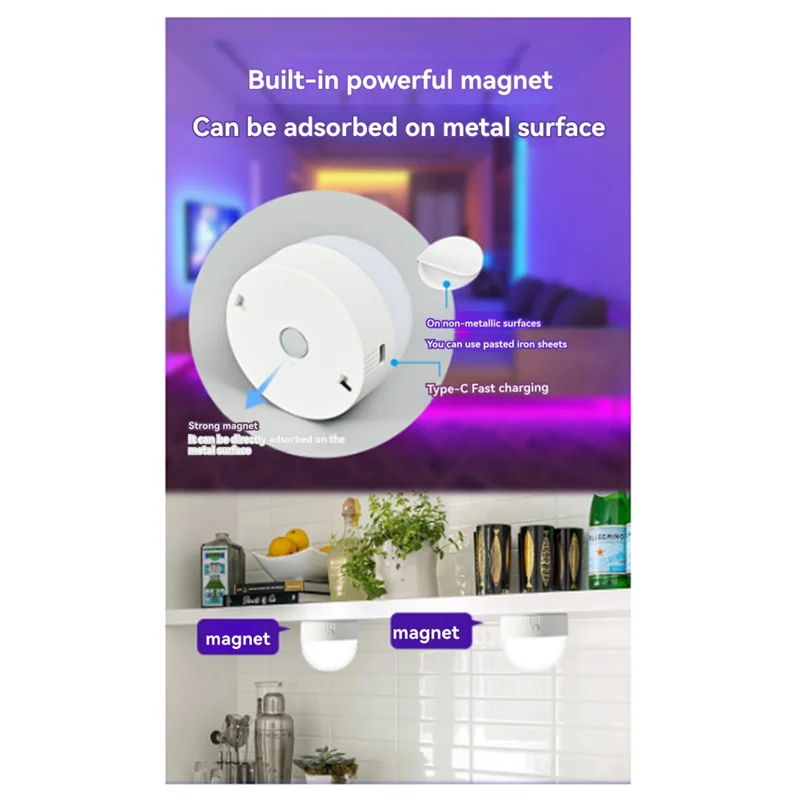 WORTHOWN-Dimmable RGB 3-Color E27 Bulb USB Charging Remote Control Timing Removable Magnetic Bedside Table Lamp LED Reading Nigh
WORTHOWN-Dimmable RGB 3-Color E27 Bulb USB Charging Remote Control Timing Removable Magnetic Bedside Table Lamp LED Reading Nigh