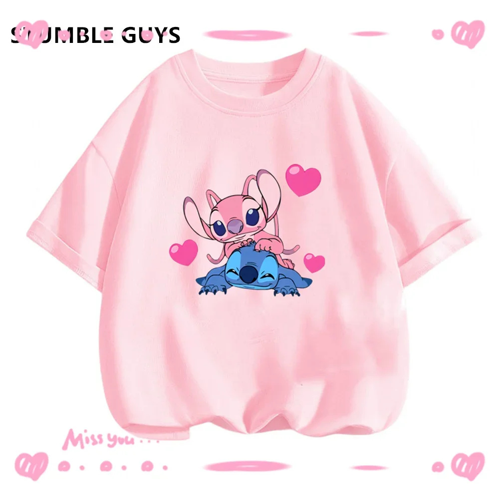 Casual Short Sleeve Disney Kids T-Shirt Summer Kawaii Stitch 3-14Y Mesh Panel Boys Girls Jersey Sportswear Clothes
Casual Short Sleeve Disney Kids T-Shirt Summer Kawaii Stitch 3-14Y Mesh Panel Boys Girls Jersey Sportswear Clothes