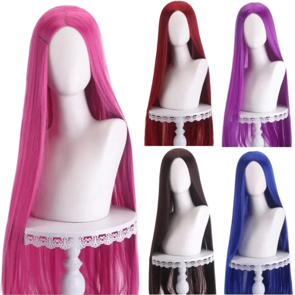 40Inch Long Straight Cosplay Wig Centre Parting Central Split Blond Pink Rose Red Purple Heat Resistant Synthetic Hair Wigs
40Inch Long Straight Cosplay Wig Centre Parting Central Split Blond Pink Rose Red Purple Heat Resistant Synthetic Hair Wigs