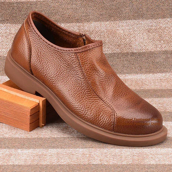 Low-Top Leather Casual Shoes for Men Genuine Leather Breathable Leather Boots Soft Leather Soft Sole Business Office Men's Shoes
Low-Top Leather Casual Shoes for Men Genuine Leather Breathable Leather Boots Soft Leather Soft Sole Business Office Men's Shoes