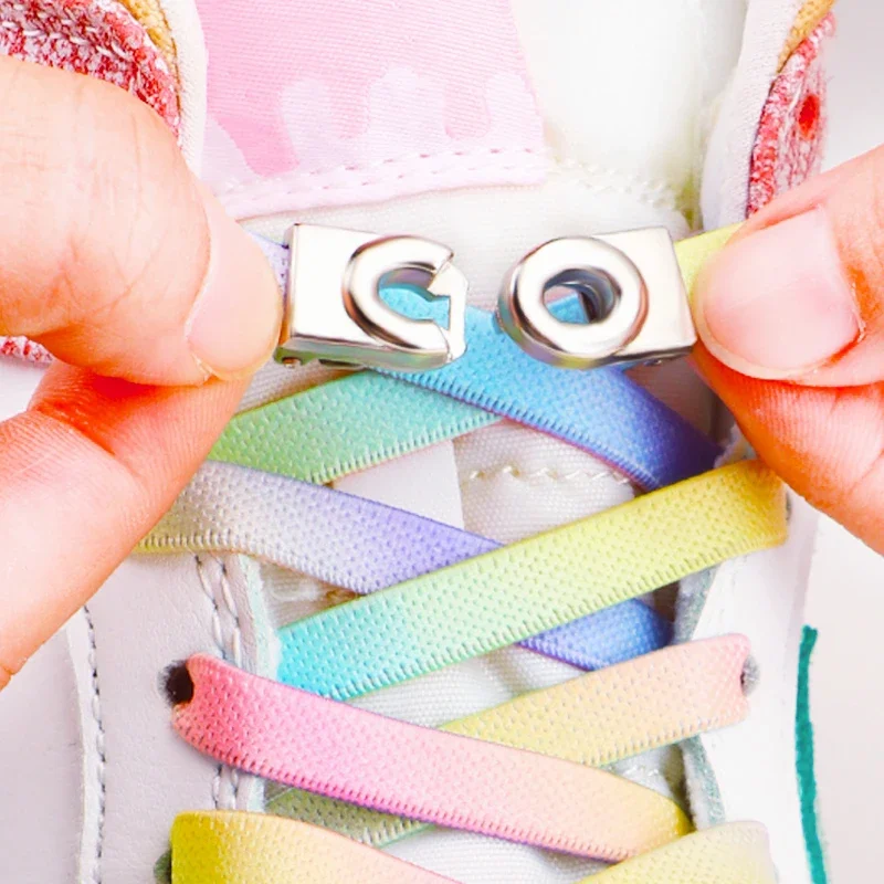 New Lock No Tie Shoelaces Colourful Elastic Laces Sneakers Kids Adult Tennis Casual Flat Shoelace Without Ties Shoes Accessories
New Lock No Tie Shoelaces Colourful Elastic Laces Sneakers Kids Adult Tennis Casual Flat Shoelace Without Ties Shoes Accessories