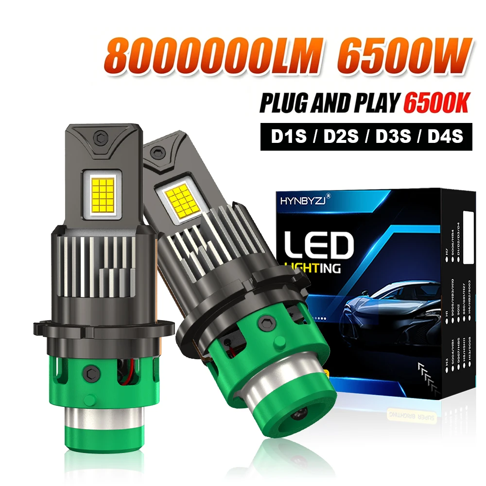 6500W D2S D4S D1S D3S LED Headlight Bulbs Canbus Wireless D2R D4R Car Lights HID Xenon 1:1 Turbo Led Auto Light Headlamp 12V
6500W D2S D4S D1S D3S LED Headlight Bulbs Canbus Wireless D2R D4R Car Lights HID Xenon 1:1 Turbo Led Auto Light Headlamp 12V