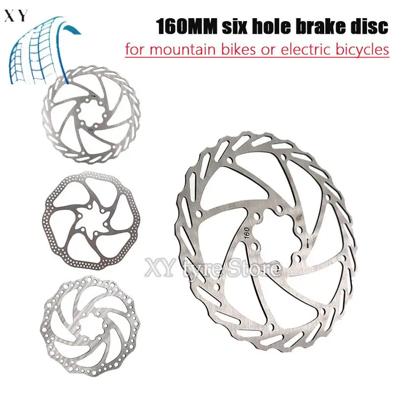 NEW 160mm Stainless Steel disc brake Rotor disc Hydraulic mountain bike /six hole MTB Bicycle disc brake Parts with Screws
NEW 160mm Stainless Steel disc brake Rotor disc Hydraulic mountain bike /six hole MTB Bicycle disc brake Parts with Screws