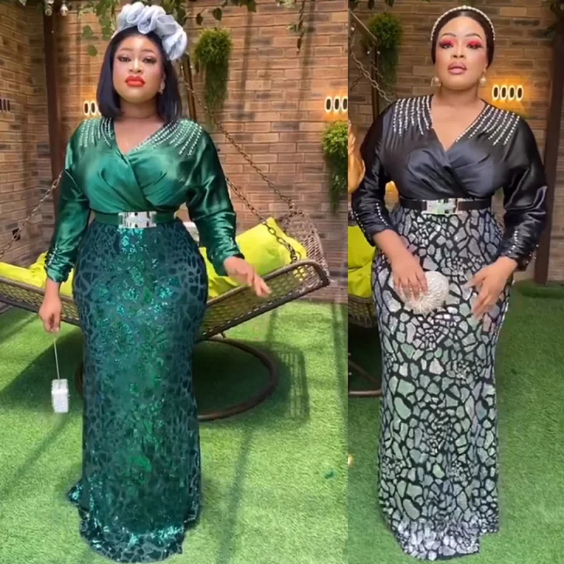 African Heavy Industry Yarn Water-Soluble BeadspartyEvening Dress Long Dress Women's Plus Size Dress
African Heavy Industry Yarn Water-Soluble BeadspartyEvening Dress Long Dress Women's Plus Size Dress