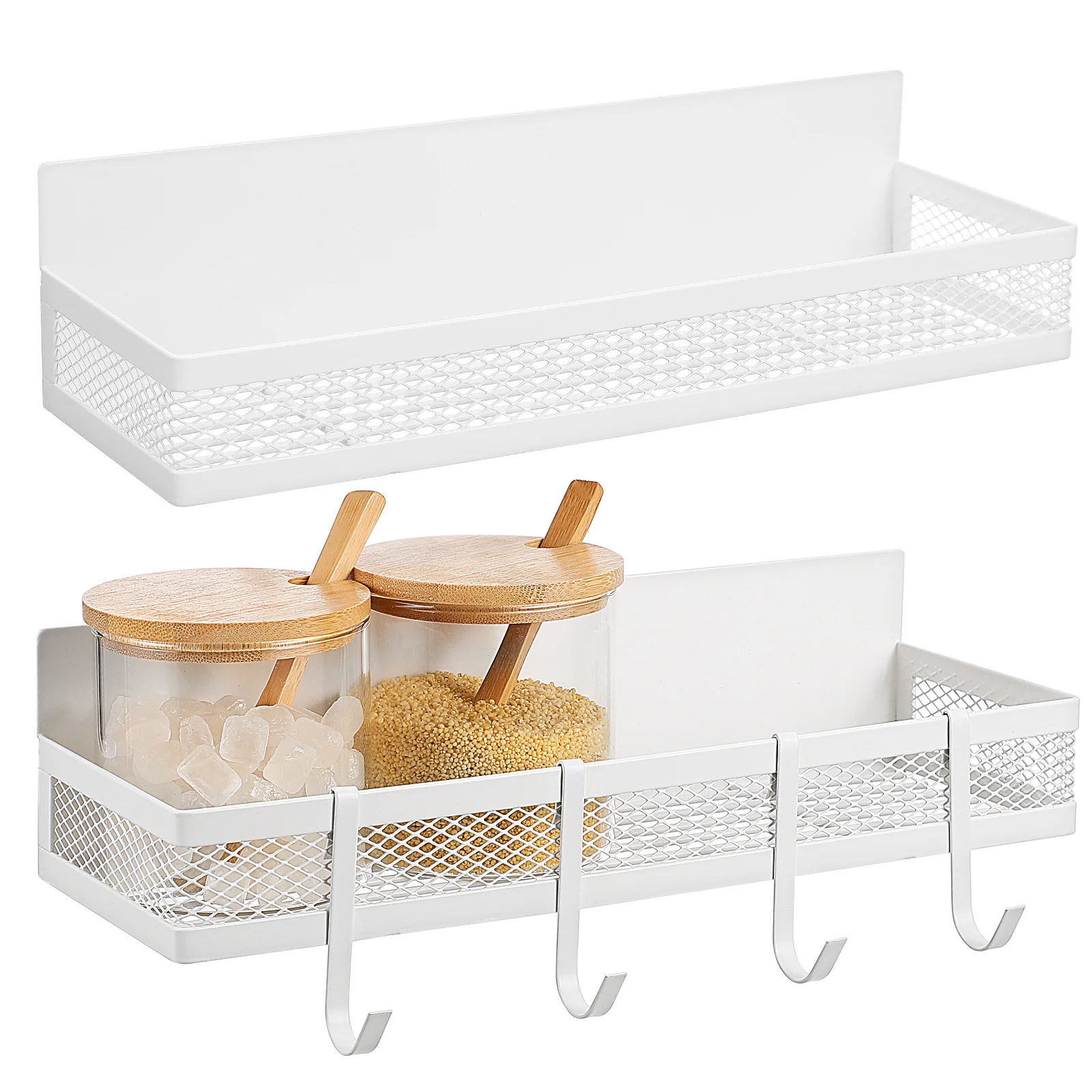 2 Pcs Bathroom Magnet Holder Magnetic Shelves for Refrigerator Fridge Shelf Spice Rack Basket Locker Hooks Large Capacity
2 Pcs Bathroom Magnet Holder Magnetic Shelves for Refrigerator Fridge Shelf Spice Rack Basket Locker Hooks Large Capacity