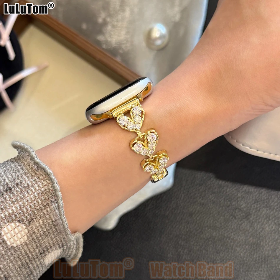 Love Diamond Watch Strap for Apple Iwatch Series 11 10 9 8 7 6 5 4 3 2 1 SE Ultra Band 38 40 41 42 44 45 46 49 mm Copper Jewelry
Love Diamond Watch Strap for Apple Iwatch Series 11 10 9 8 7 6 5 4 3 2 1 SE Ultra Band 38 40 41 42 44 45 46 49 mm Copper Jewelry