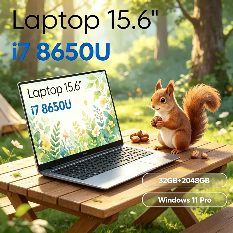 Sagacious 2026 Esoteric Razor‑Sharp 15.6" Laptop Intel Core I7 8650U Windows 11 Pro RAM 2TB M.2 SSD Optimal for Corporate
Sagacious 2026 Esoteric Razor‑Sharp 15.6" Laptop Intel Core I7 8650U Windows 11 Pro RAM 2TB M.2 SSD Optimal for Corporate