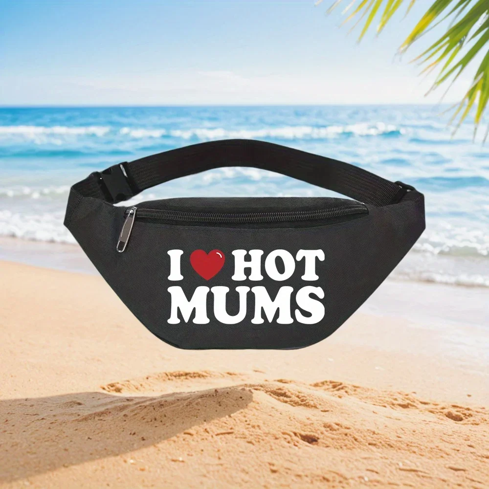I Love Hot Mums Waist Backpack Crossbody Chest Bag Street Casual Sporty Fashionable Simple Unique Printed Design
I Love Hot Mums Waist Backpack Crossbody Chest Bag Street Casual Sporty Fashionable Simple Unique Printed Design