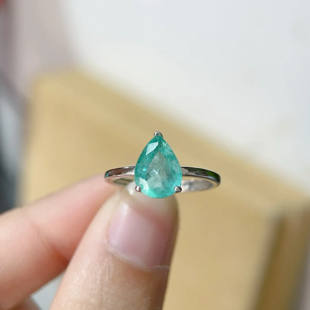 Кольцо из стерлингового серебра 925 пробы с натуральным изумрудом - регулируемый драгоценный камень 7*9 мм с сертификацией
Кольцо из стерлингового серебра 925 пробы с натуральным изумрудом - регулируемый драгоценный камень 7*9 мм с сертификацией