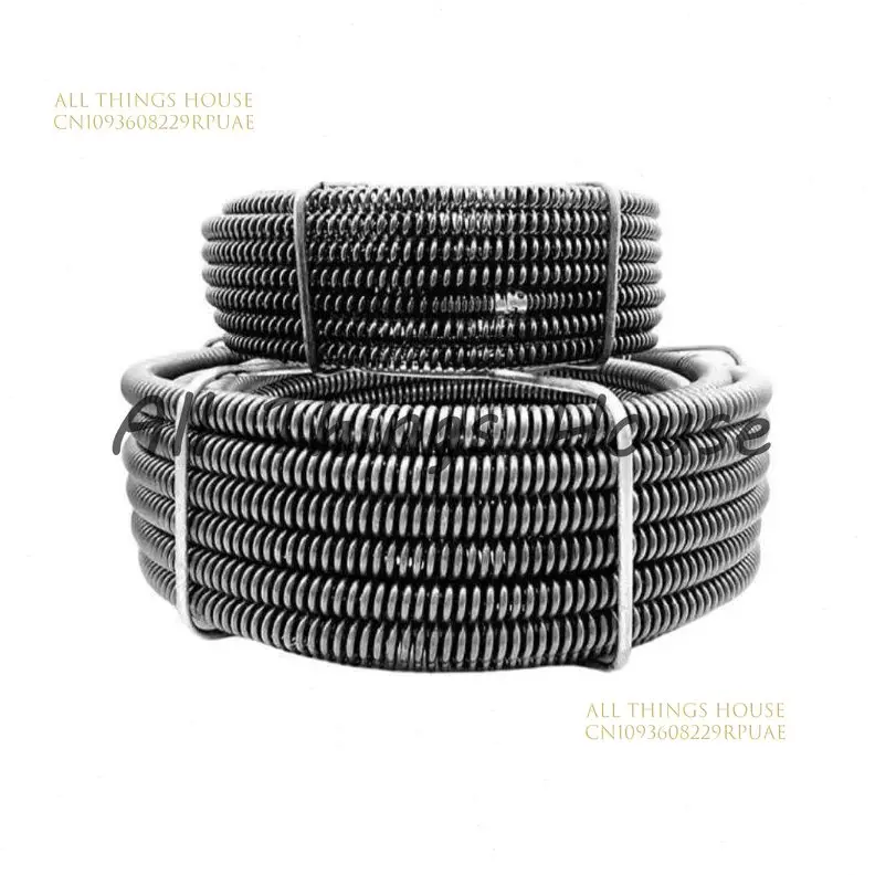 Sewer dredging spring Pipe dredging machine Household toilet Kitchen dredger Sewer clogging tool spring
Sewer dredging spring Pipe dredging machine Household toilet Kitchen dredger Sewer clogging tool spring