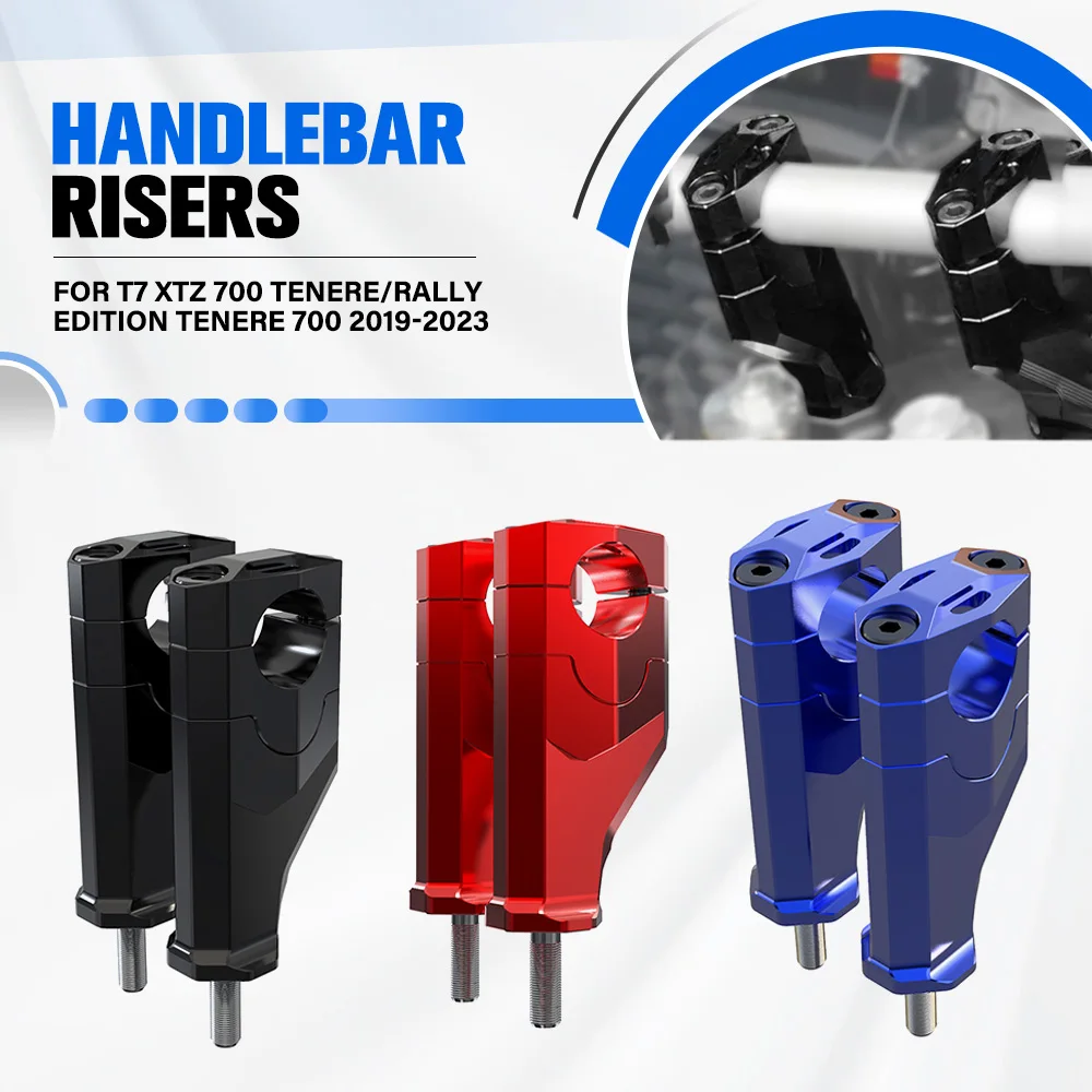 For Yamaha T7 XTZ 700 Tenere/Rally Edition TENERE 700 2019-2023 Motorcycle Holder Handlebar Risers Clamp 20MM With Offset 11MM
For Yamaha T7 XTZ 700 Tenere/Rally Edition TENERE 700 2019-2023 Motorcycle Holder Handlebar Risers Clamp 20MM With Offset 11MM