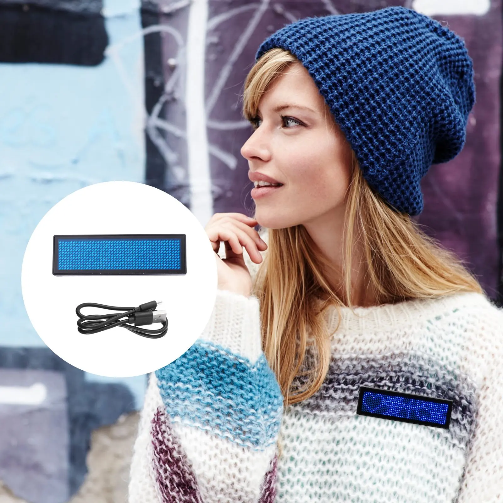 Перезаряжаемый светодиодный бейдж с именем, USB-зарядка, регулируемая яркость, многоязычная программируемая настройка
Перезаряжаемый светодиодный бейдж с именем, USB-зарядка, регулируемая яркость, многоязычная программируемая настройка