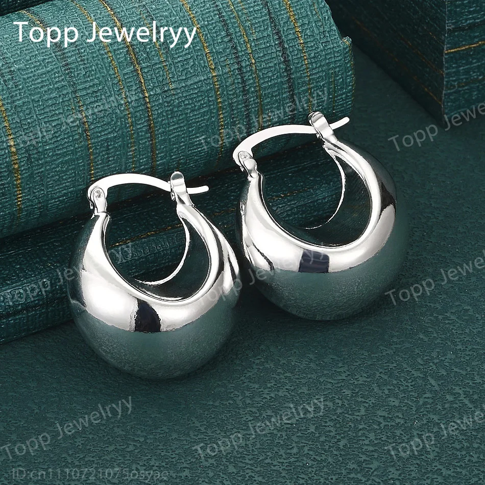 Exquisite 925 Sterling Silver Polished Round Clip-on Earrings, Fashionable Women's Wedding Party Gift Jewelry Accessories
Exquisite 925 Sterling Silver Polished Round Clip-on Earrings, Fashionable Women's Wedding Party Gift Jewelry Accessories