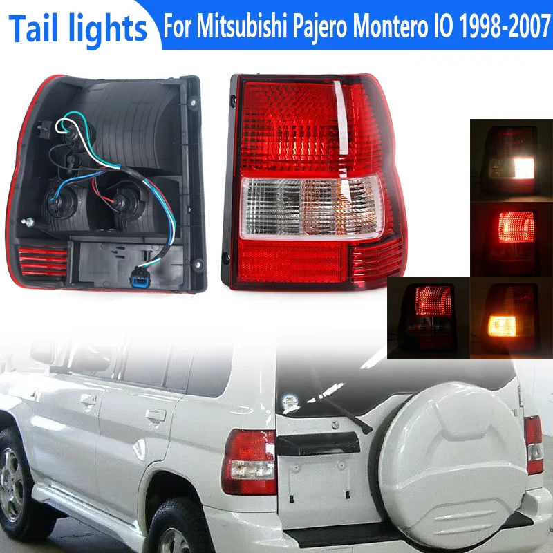 For Mitsubishi Pajero Montero IO Pajero MINI 1998-2007 Car Rear Tail Light Taillight Brake Lamp MR535073 MR535074
For Mitsubishi Pajero Montero IO Pajero MINI 1998-2007 Car Rear Tail Light Taillight Brake Lamp MR535073 MR535074