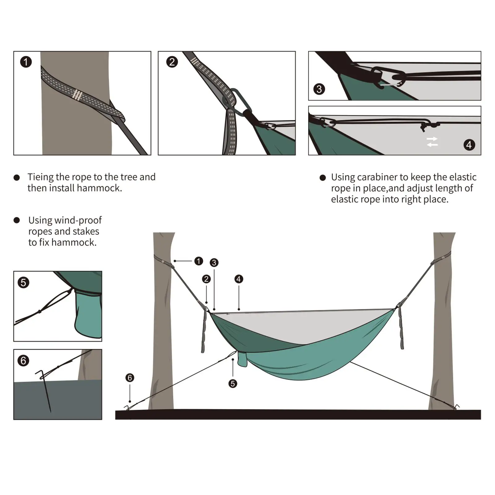 Camping Hammock with Net Travel Hanging Bed Bug Block Netting Hammocks Swing
Camping Hammock with Net Travel Hanging Bed Bug Block Netting Hammocks Swing