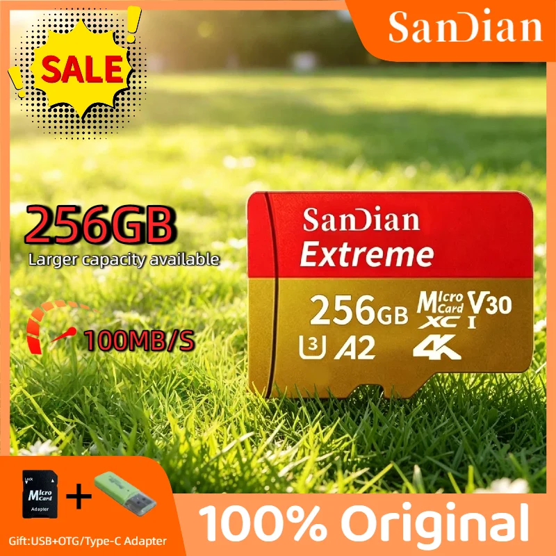 256GB Memory Card Micro TF SD Card Flash Cards High Speed Memory SD Cards UHS 1 Class 10 Storage Card For PC Smartphone Titan
256GB Memory Card Micro TF SD Card Flash Cards High Speed Memory SD Cards UHS 1 Class 10 Storage Card For PC Smartphone Titan