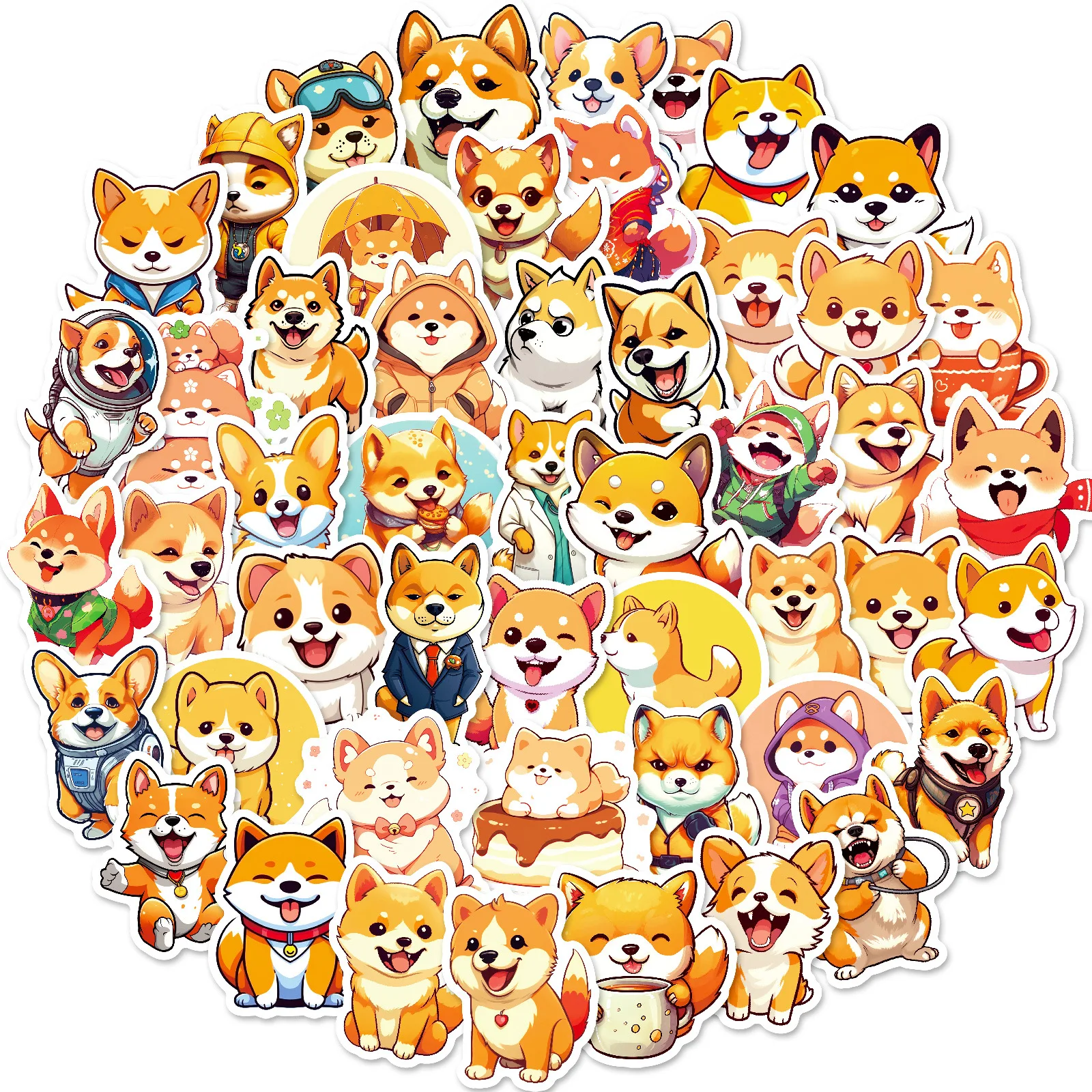 10/50PCS Shiba Inu Stickers Cute Dog Cartoon Decals Animal Graffiti DIY Decoration Laptop Guitar Car Bike Skateboard Kids Toys
10/50PCS Shiba Inu Stickers Cute Dog Cartoon Decals Animal Graffiti DIY Decoration Laptop Guitar Car Bike Skateboard Kids Toys