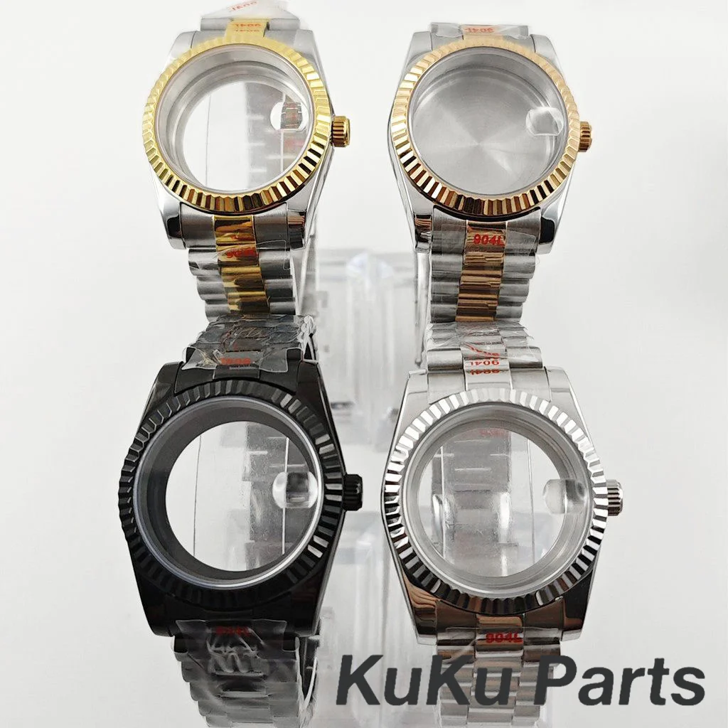 Electroplated 36MM/40MM Waterproof Presidential Bracacelet Sapphire Crystal Watch Case For NH34 NH35 NH36 NH38 ETA2824 Movement
Electroplated 36MM/40MM Waterproof Presidential Bracacelet Sapphire Crystal Watch Case For NH34 NH35 NH36 NH38 ETA2824 Movement