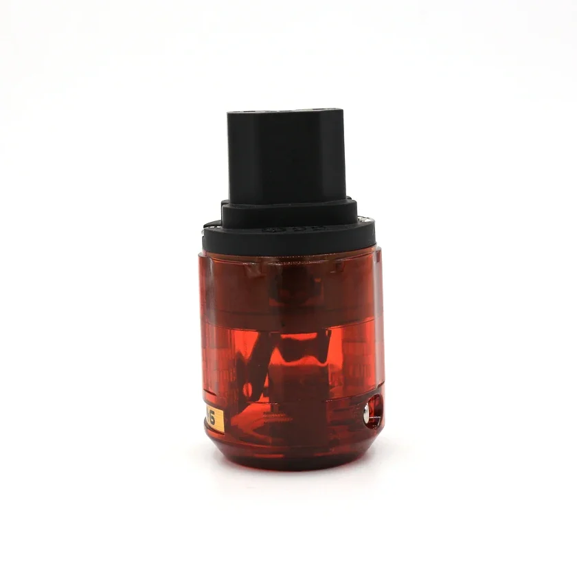 C046 2pieces Pure Red Copper IEC Connector female power plug for audio power cable
C046 2pieces Pure Red Copper IEC Connector female power plug for audio power cable