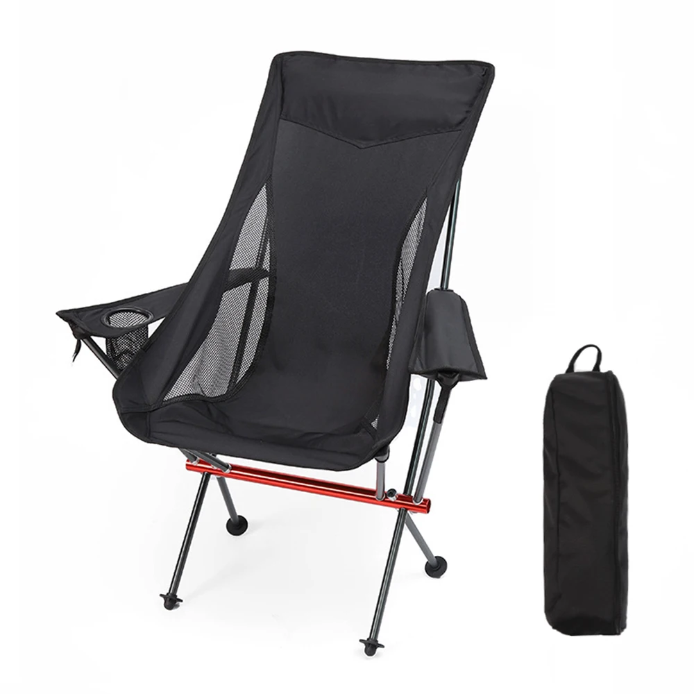 Collapsible Chairs with Armrest, Camping Folding Backrest Chair with Cup Cover Lightweight Aluminum Chairs for Outdoor Picnic Fishing Hiking Travelling
Collapsible Chairs with Armrest, Camping Folding Backrest Chair with Cup Cover Lightweight Aluminum Chairs for Outdoor Picnic Fishing Hiking Travelling