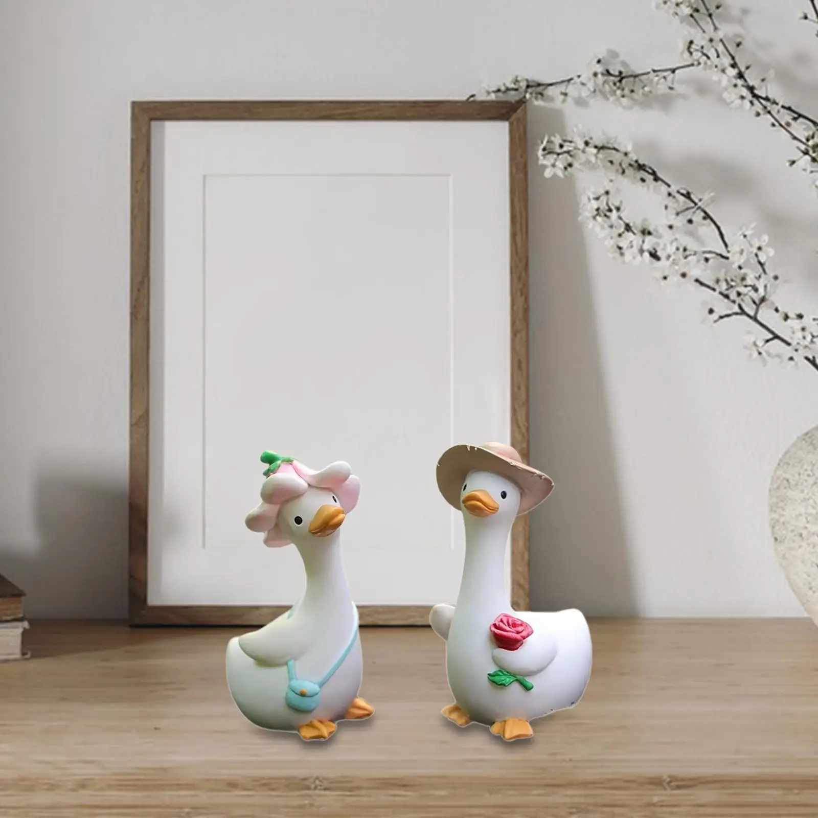 2x Resin Duck Statues Cute Duck Figurines Unique Funny Painted Resin Animal Ducks Figurine for Office Lawn Housewarming Gift
2x Resin Duck Statues Cute Duck Figurines Unique Funny Painted Resin Animal Ducks Figurine for Office Lawn Housewarming Gift